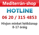 Mediterrán-shop hotline